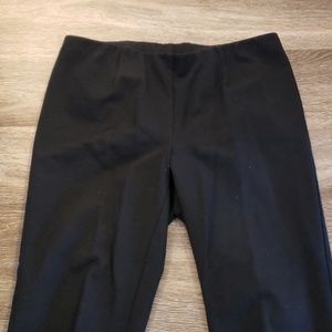 Black pants, ponte slim leg